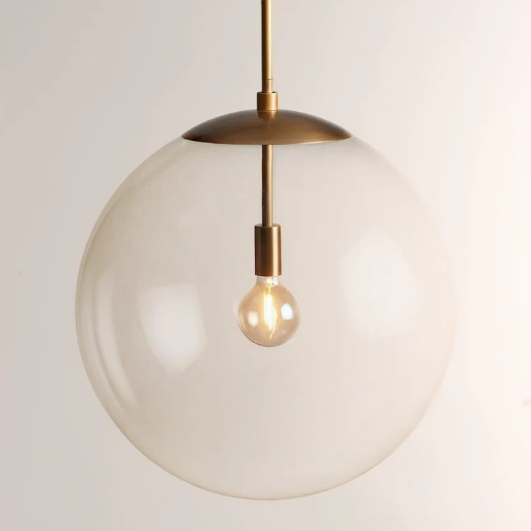 Wascor XL Globe Pendant with Rod