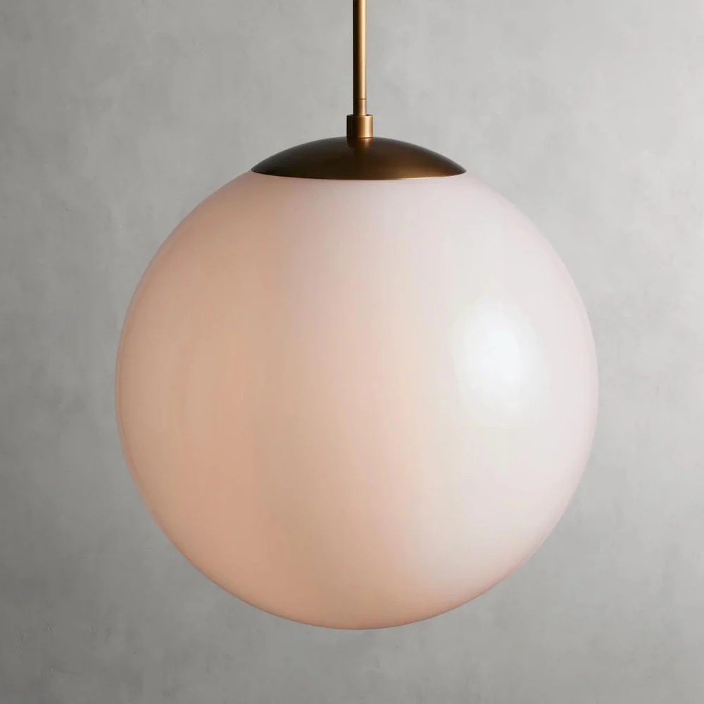 Wascor XL Globe Pendant with Rod