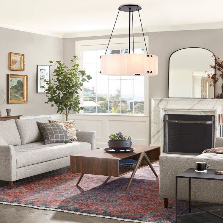 Willamette Round Crystal Chandelier 24" - thebelacan