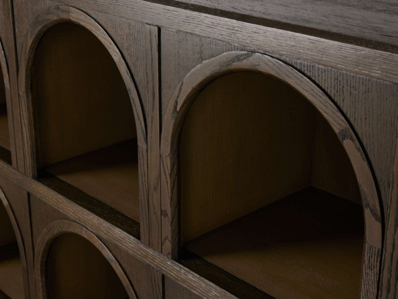 Hattira Arched Storage Cabinet 60"