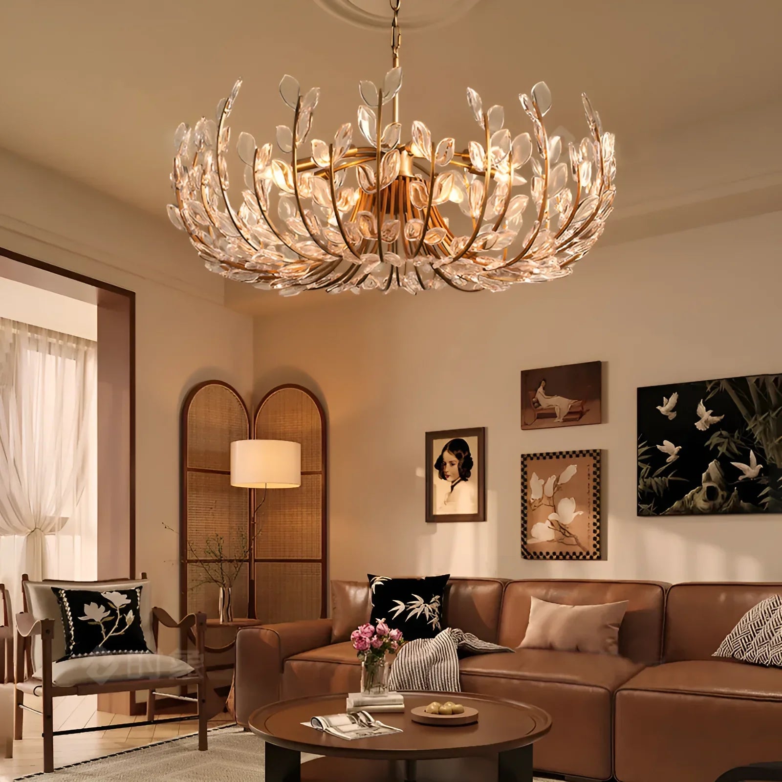Adela 6 Light Chandelier 26" - thebelacan