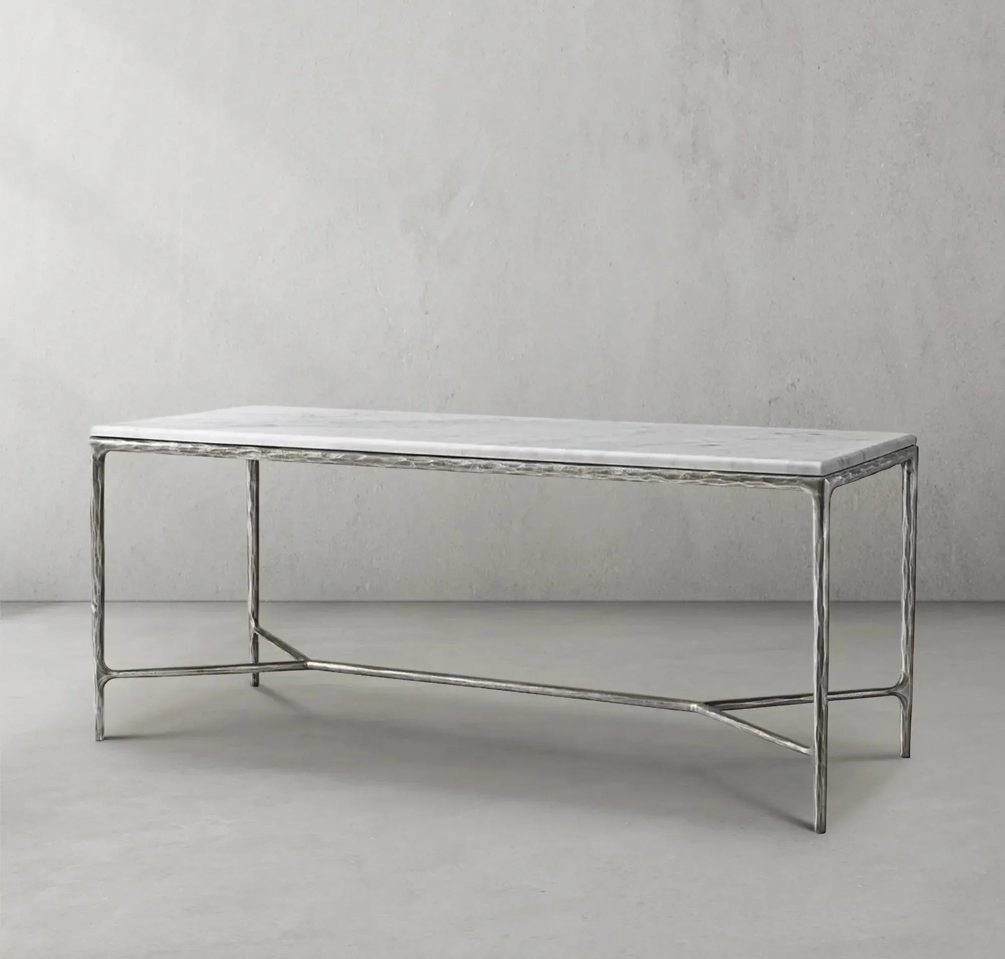 Thalderus Rectangle Marble Desk