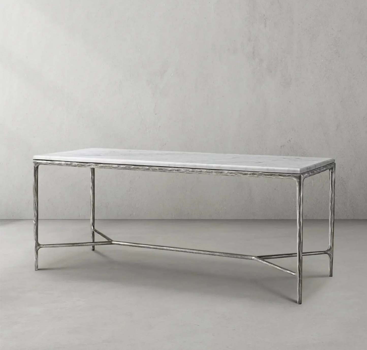 Thalderus Rectangle Marble Desk
