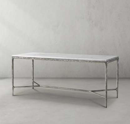 Thalderus Rectangle Marble Desk