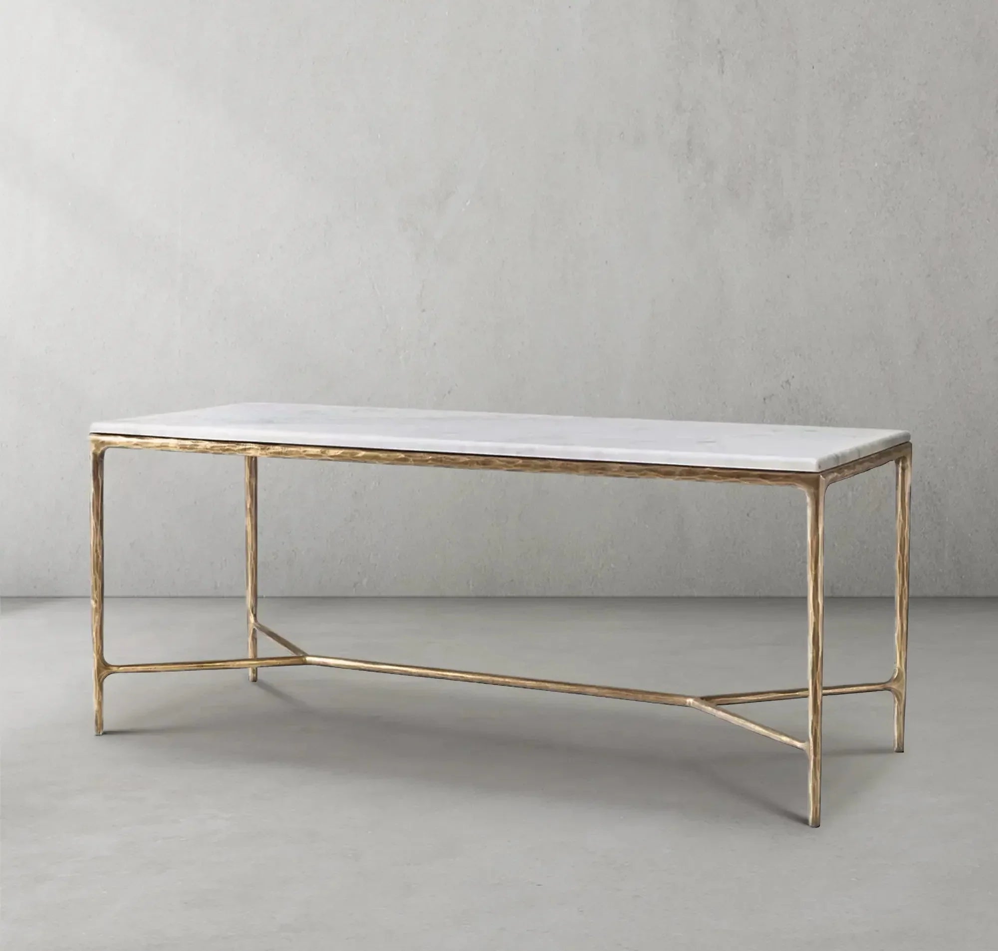 Thalderus Rectangle Marble Desk