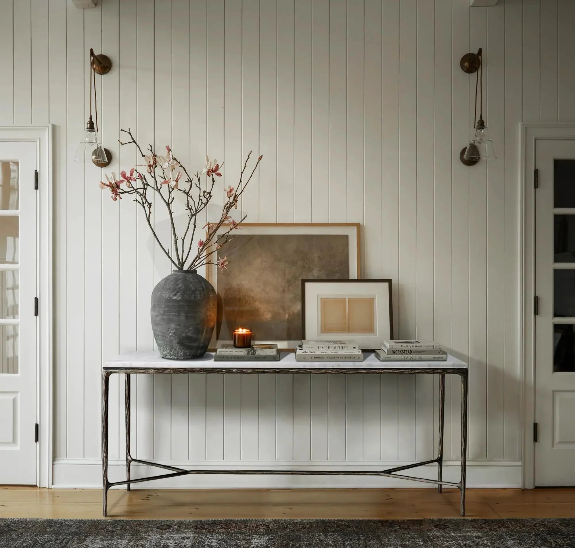 Thalderus Rectangle Marble Desk