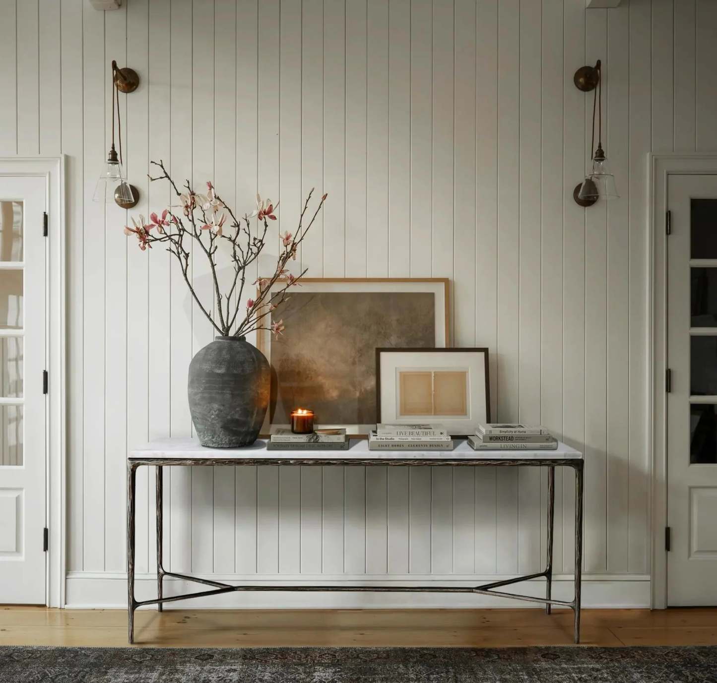 Thalderus Rectangle Marble Desk