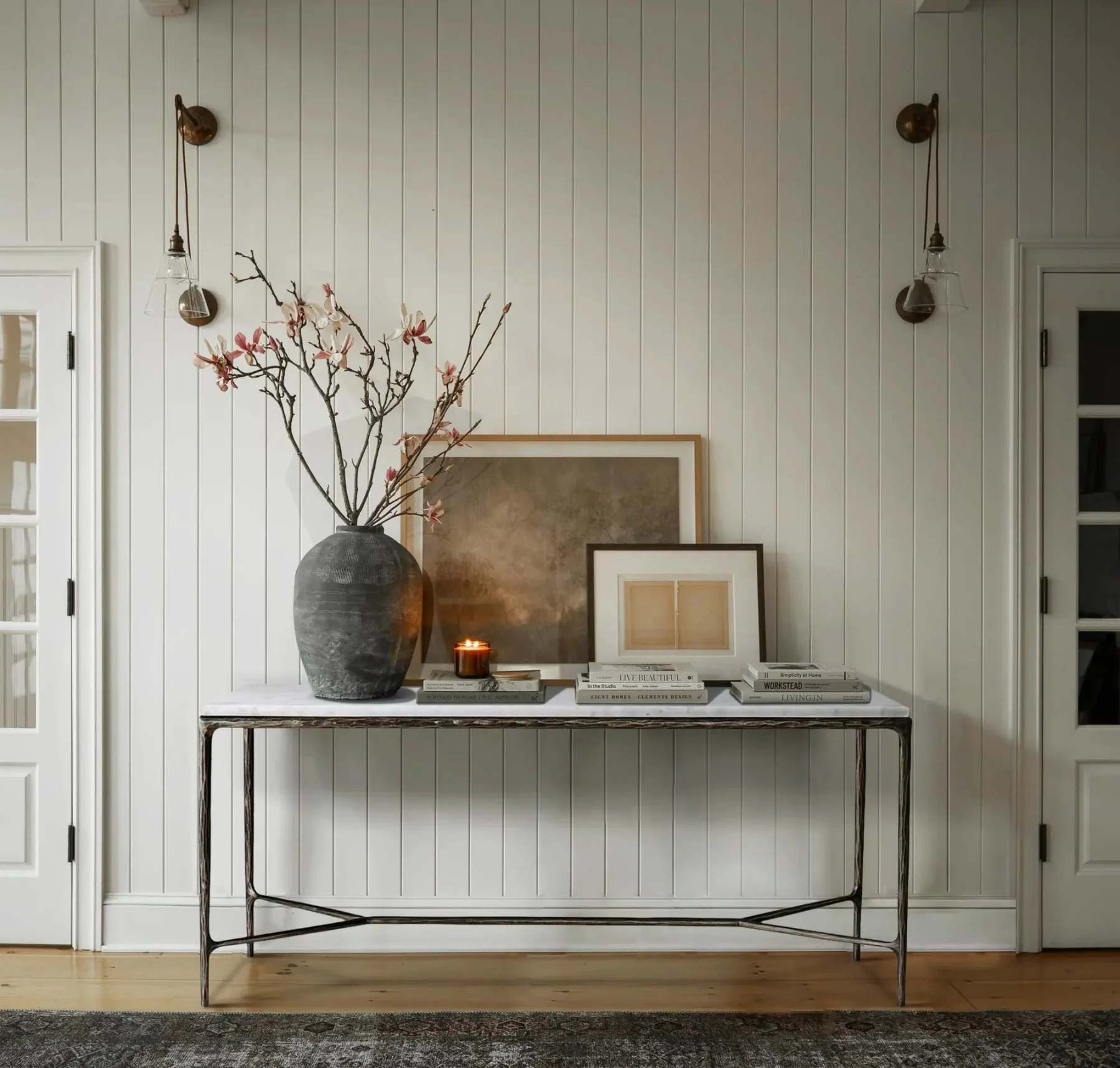 Thalderus Rectangle Marble Desk