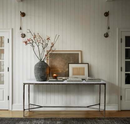 Thalderus Rectangle Marble Desk