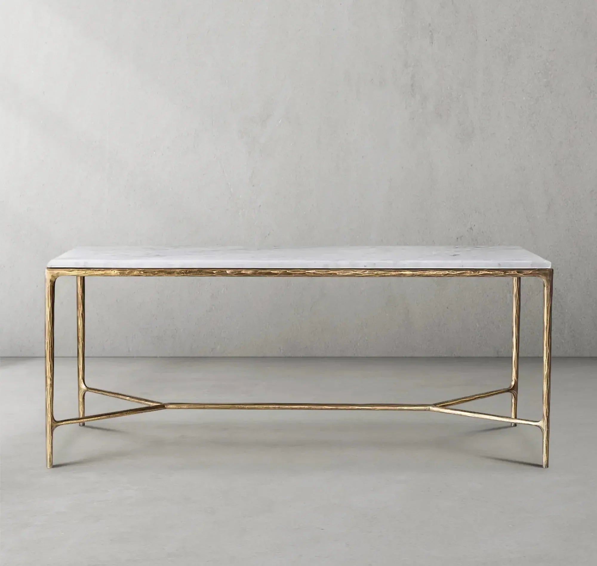 Thalderus Rectangle Marble Desk