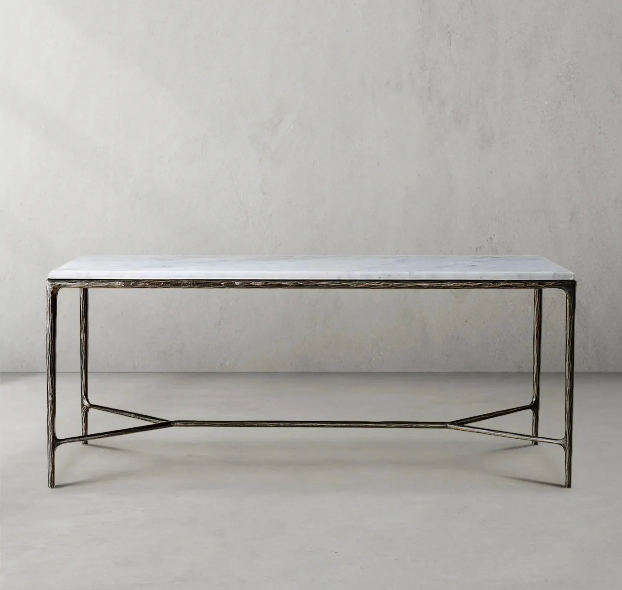 Thalderus Rectangle Marble Desk
