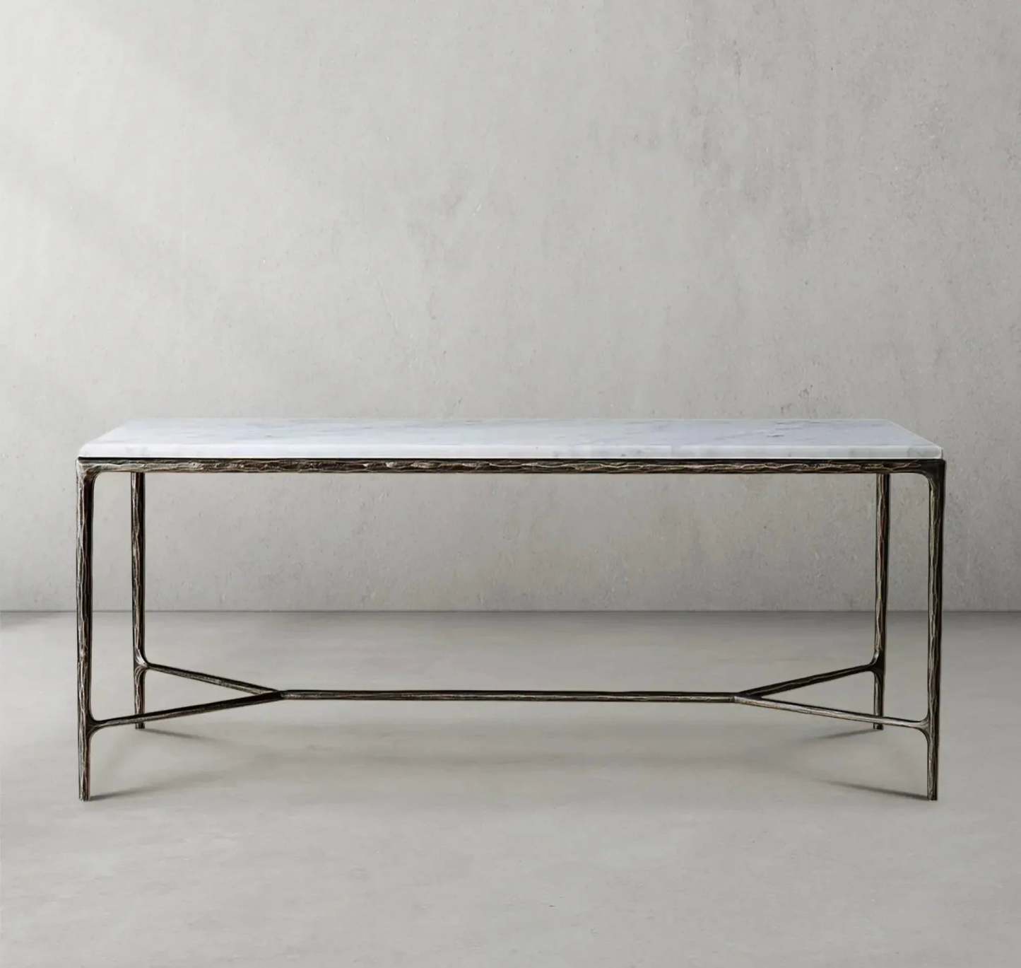 Thalderus Rectangle Marble Desk