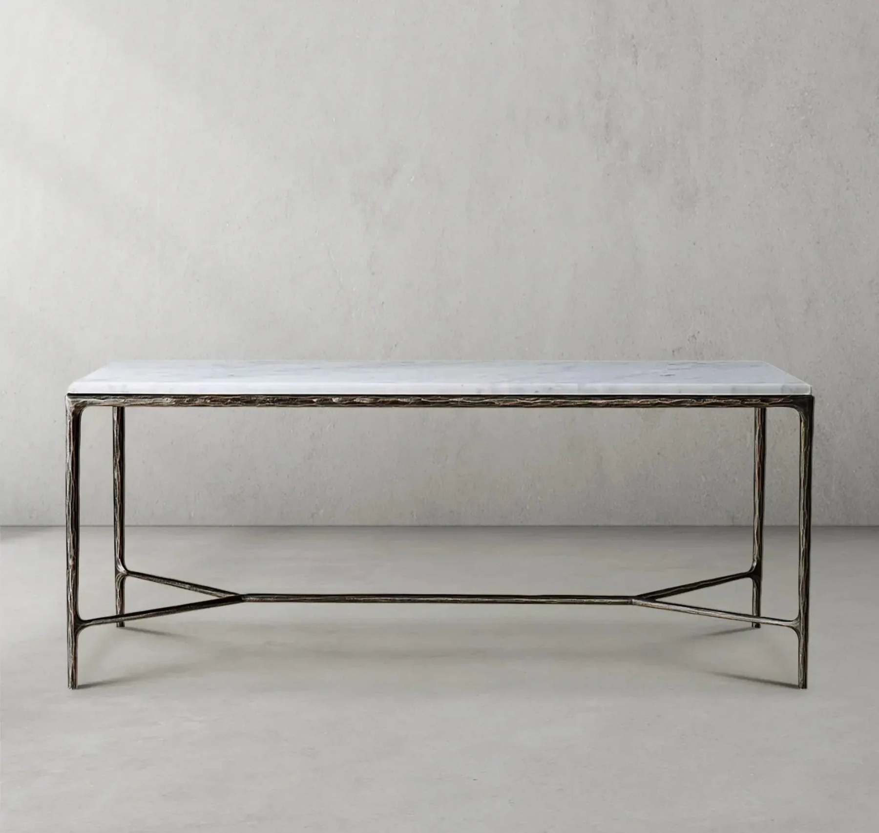 Thalderus Rectangle Marble Desk