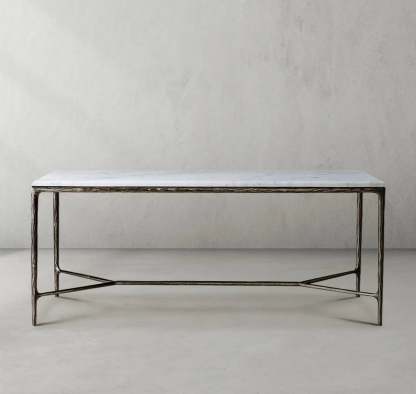 Thalderus Rectangle Marble Desk