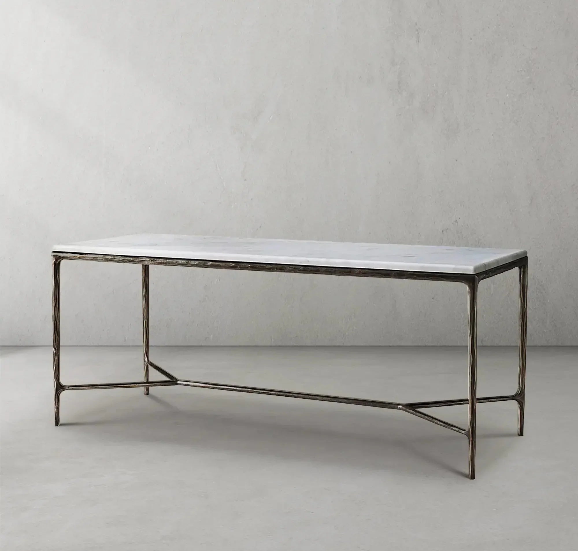 Thalderus Rectangle Marble Desk