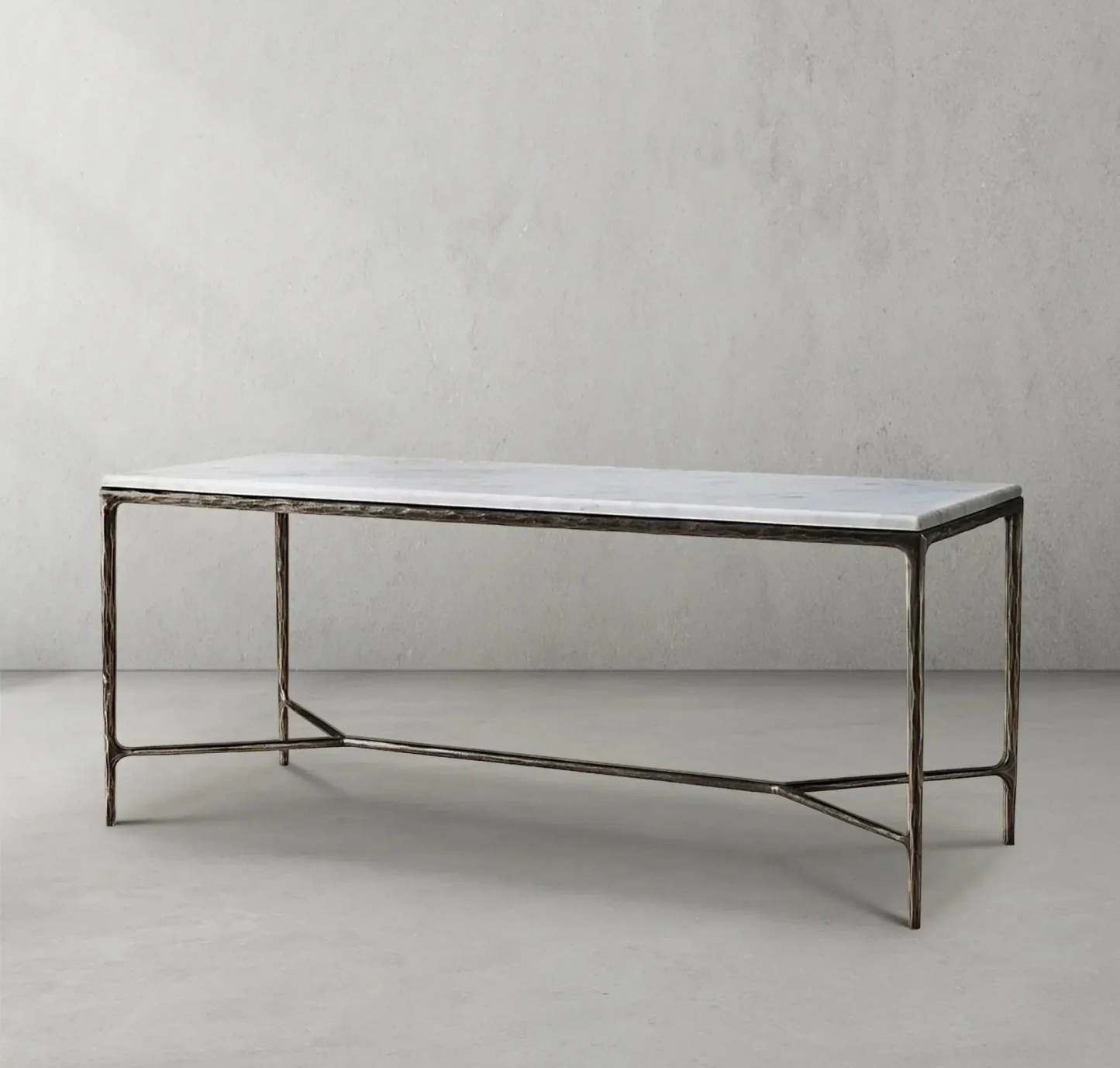 Thalderus Rectangle Marble Desk