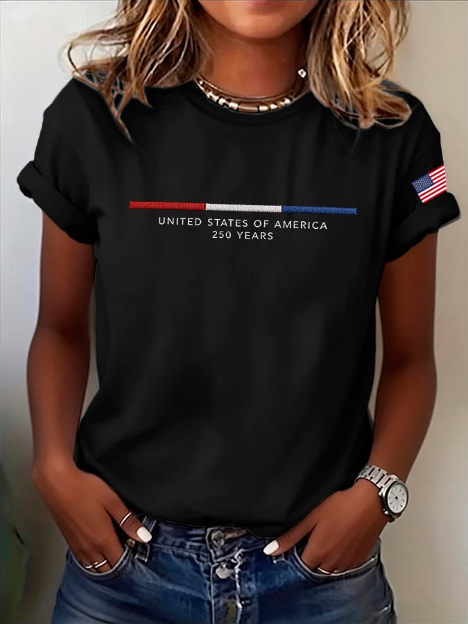 Women's America 250th Anniversary  T-shirt
