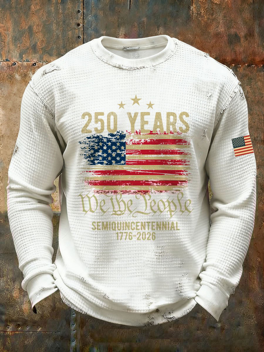 Men's 250th Anniversary Printed Casual Top
