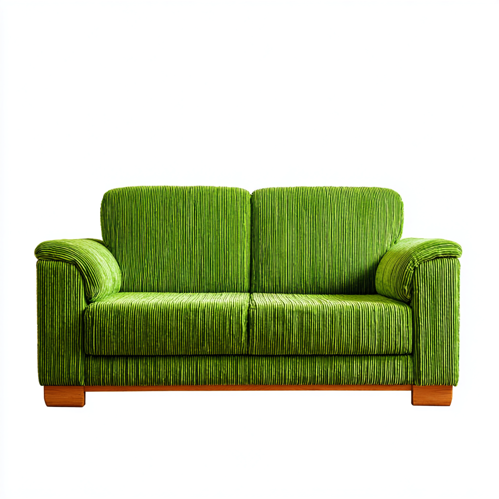 Canapé droit-tissu-200x88x90 cm-vert-design contemporain-Nestupbase