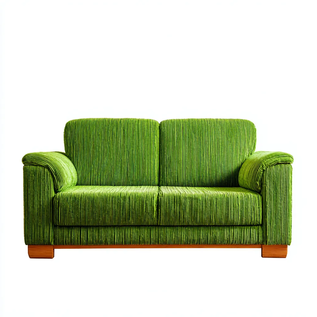 Canapé droit-tissu-200x88x90 cm-vert-design contemporain-Nestupbase