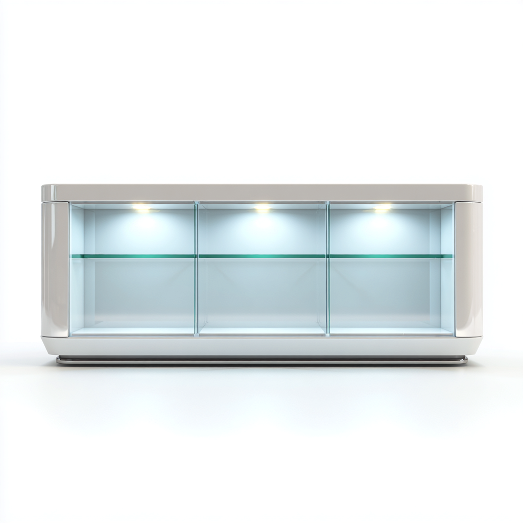 Meuble TV - MDF-verre - 160x40x55 cm - Blanc - Style moderne-Nestupbase