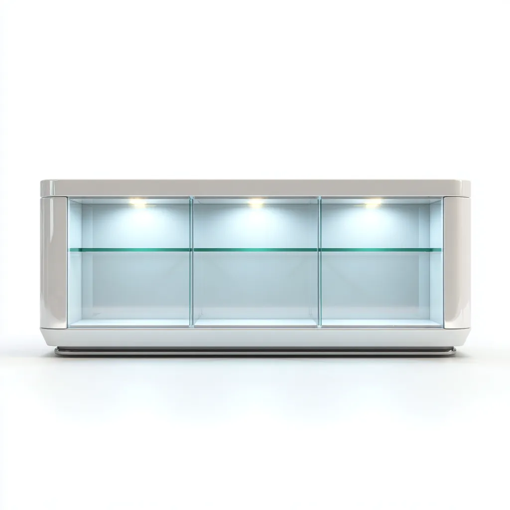 Meuble TV - MDF-verre - 160x40x55 cm - Blanc - Style moderne-Nestupbase