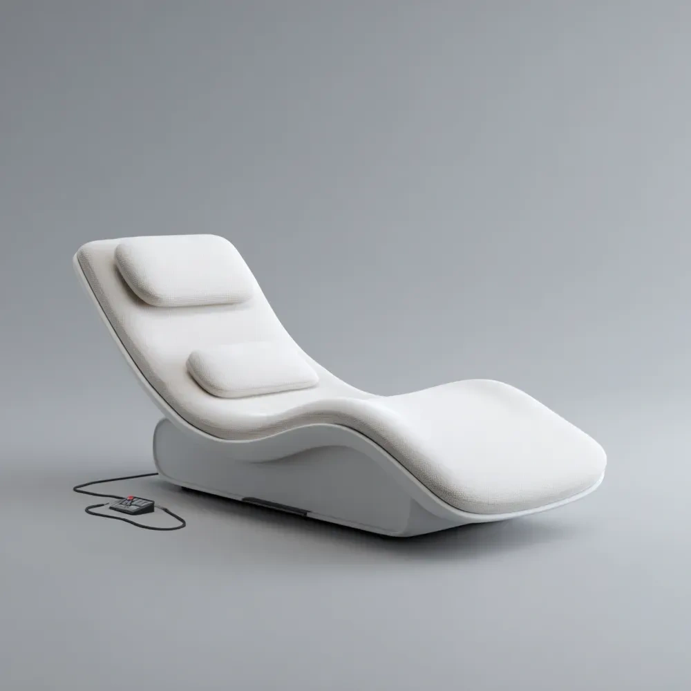 Massageliege Ergonomisches Design 180x65x85 cm - Weiß - Modern