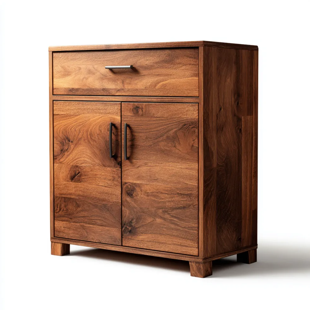 Buffet en bois 80x40x100 cm - Marron - Design contemporain