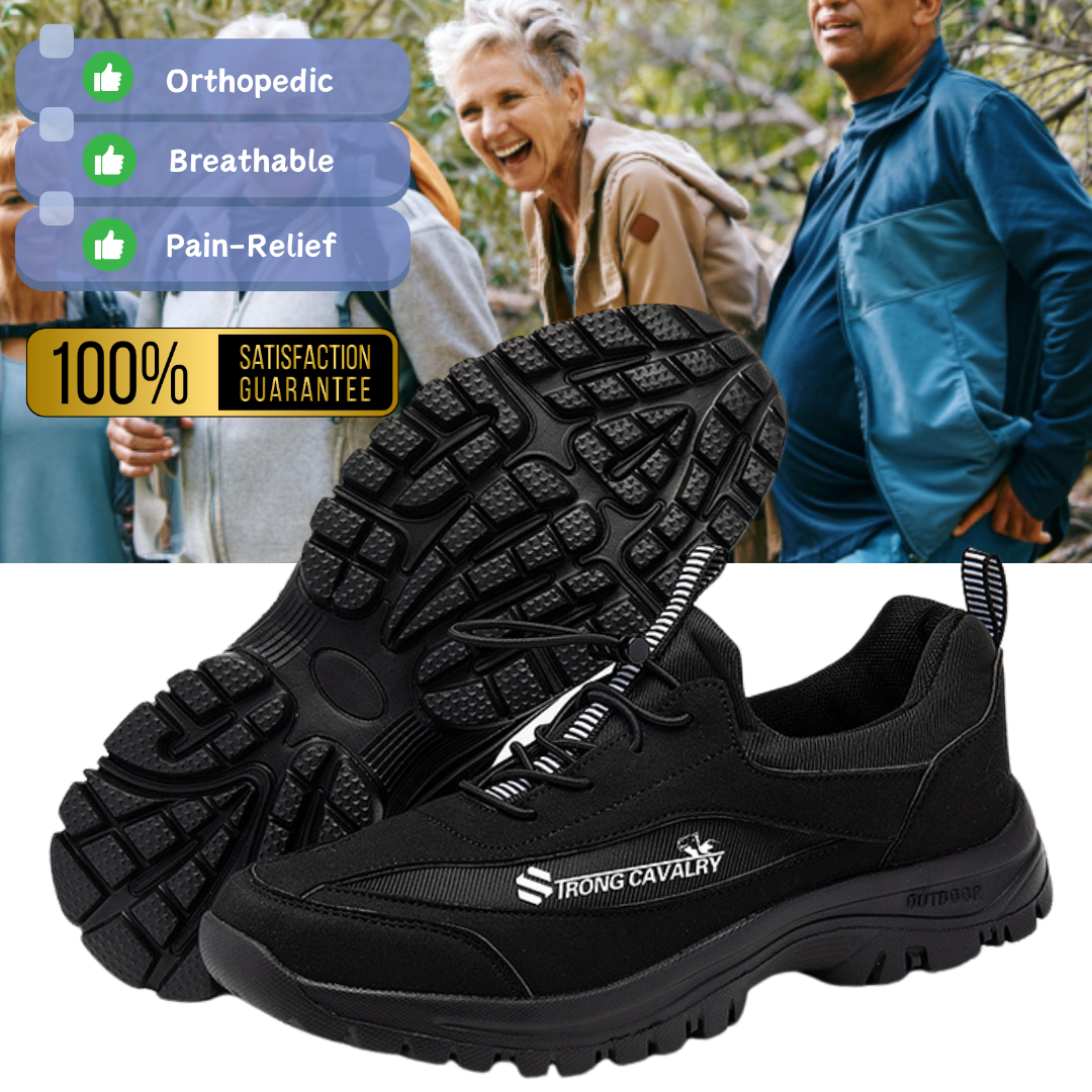 Bequeme orthopädische Herrenschuhe, wasserdichte Wanderschuhe, Sneakers