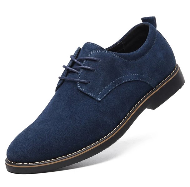 🔥Hot Sale🎁--70% OFF 🎉Mens Classic ritish Style Suede Oxfords Lace Up Business Formal Casual Shoes