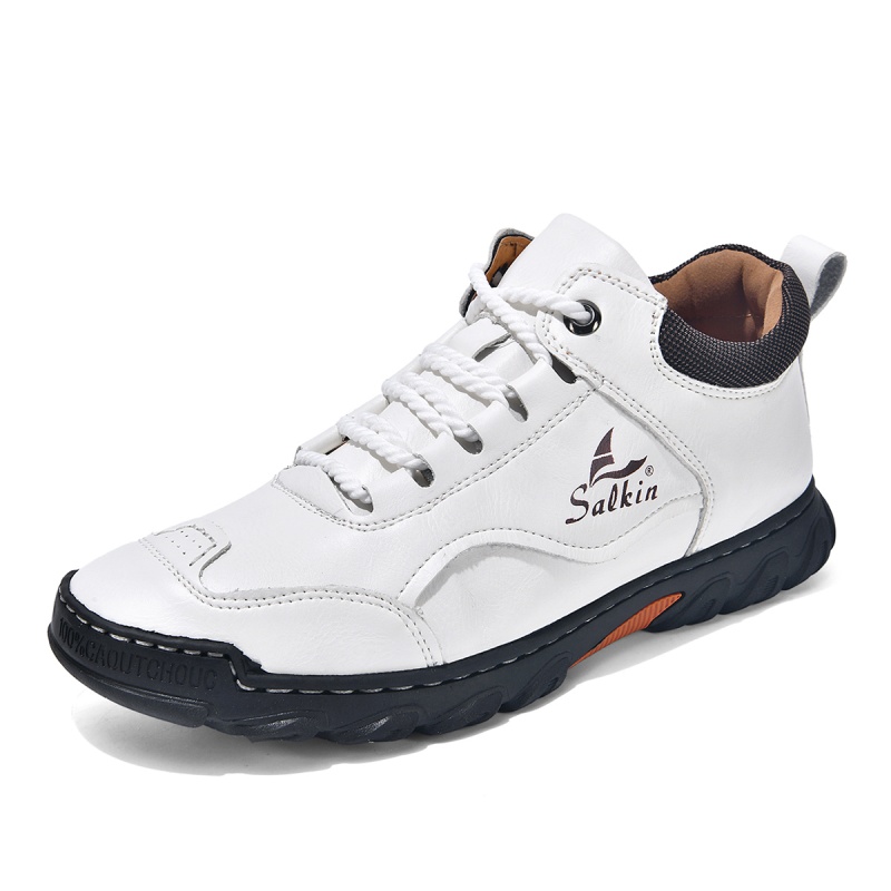 ✅ASTM-zertifizierte Premium-Outdoor-Schuhe aus Leder für Herren – breite Zehenpartie, Fußgewölbeunterstützung, wasserdicht und rutschfest