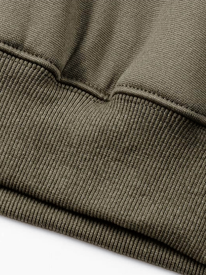 Men's Fashionable Color Block Half Zip Outdoor Casual Sweatshirt