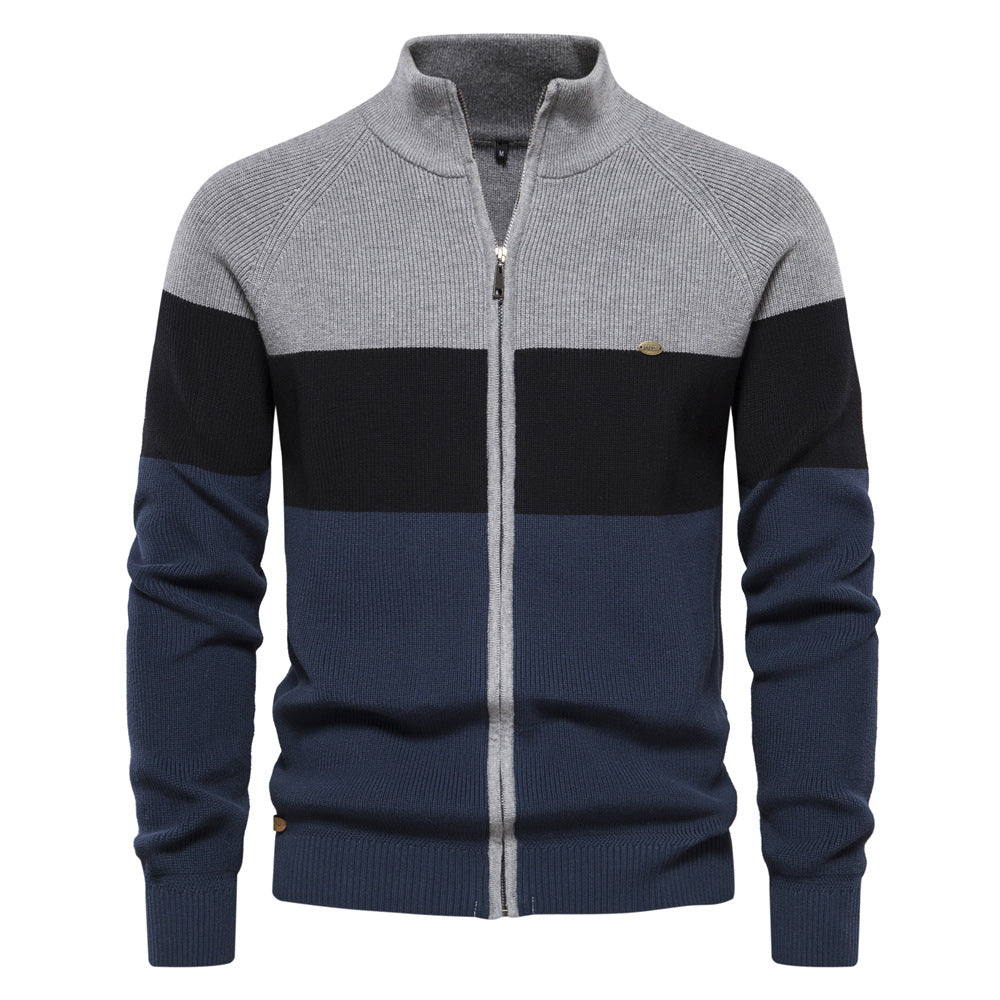 Herrenmode, lässiger Pullover, Mantel, Oberteil