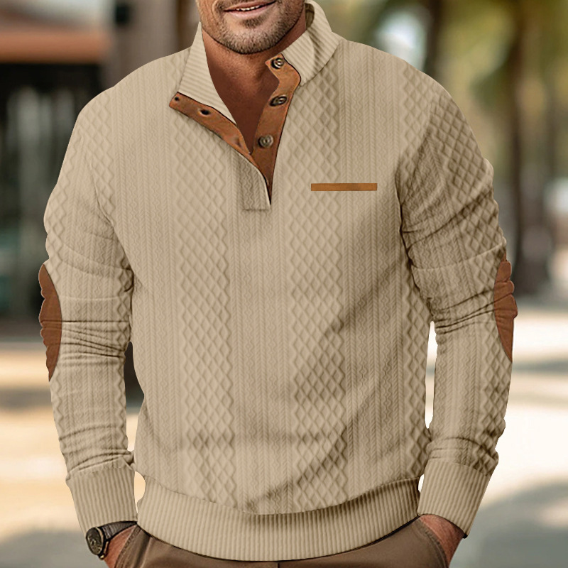 Men's Long Sleeve Cashmere Sweatshirt