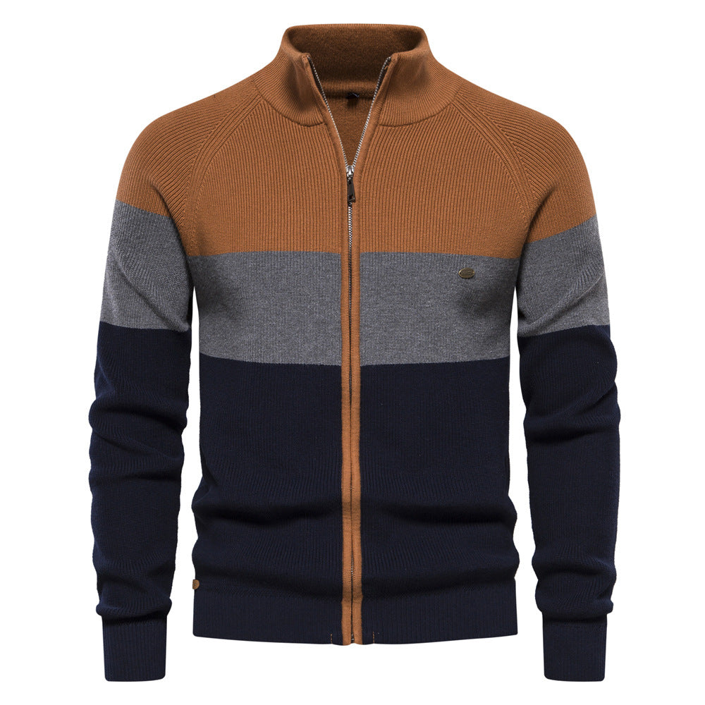 Herrenmode, lässiger Pullover, Mantel, Oberteil