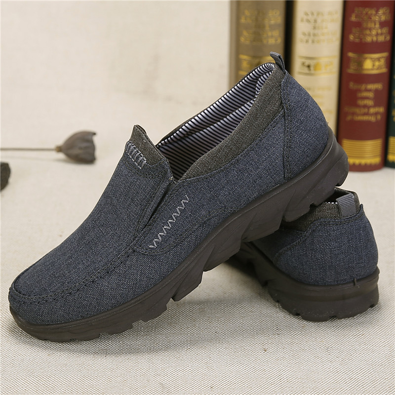 Leichte, atmungsaktive Stoffschuhe mit weicher Sohle für Herren