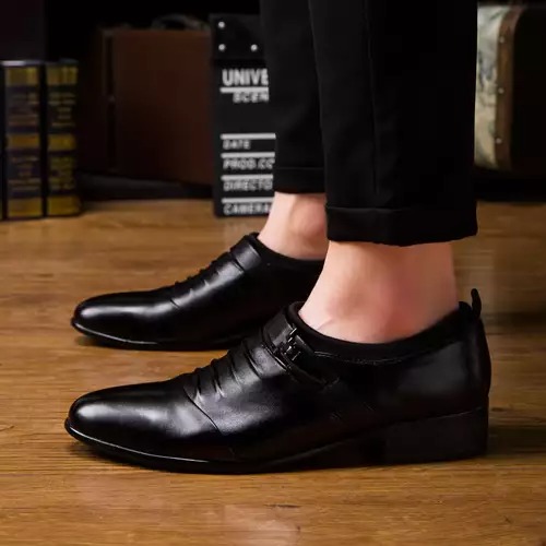 �HOT SALE�--70% OFF �Men's Business Casual Leather Monk Shoes