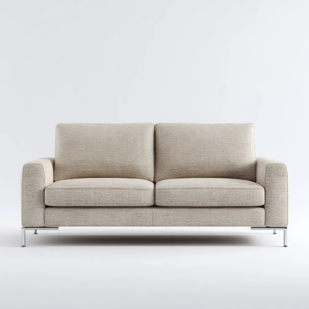 Canapé 2 places 180x85x90 cm - Beige - Design Contemporain