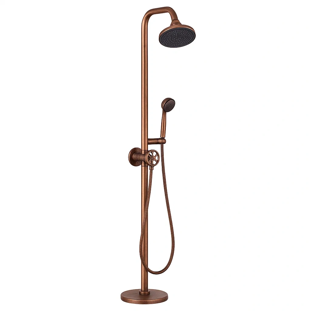 Doccia da esterno in ottone finitura bronzo-LUXESHACKZZ