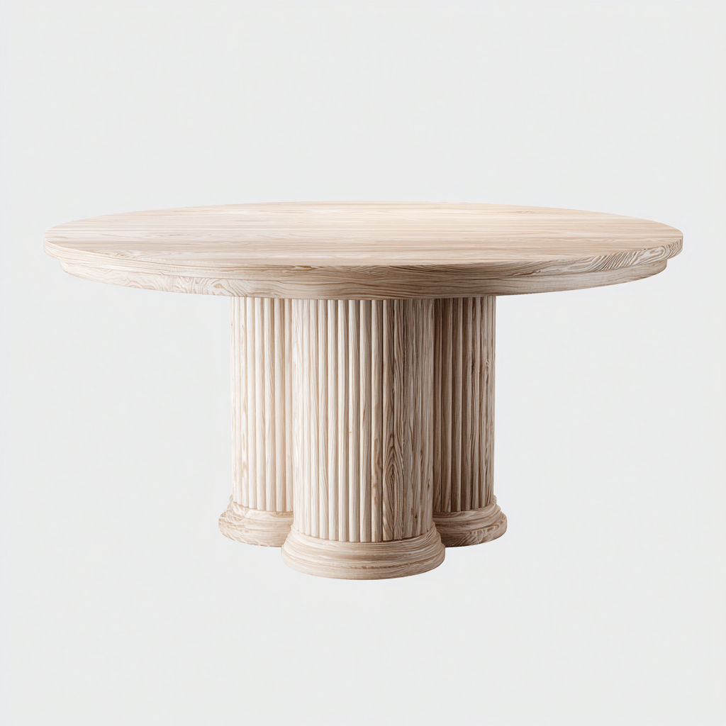 Table À Manger En Bois 150x150x75 Cm-Bois-Design Contemporain-Pour Salle À Manger-Havengetnest