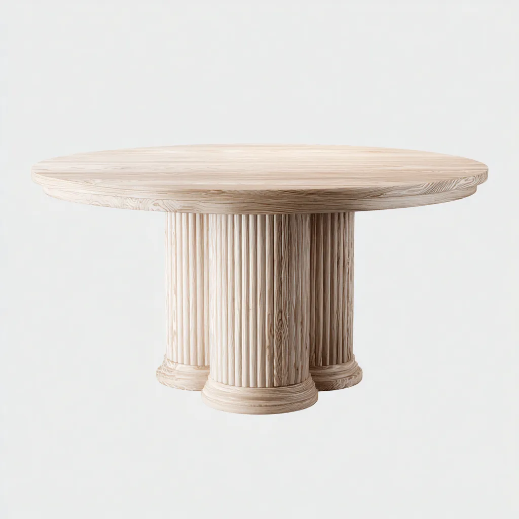 Table À Manger En Bois 150x150x75 Cm-Bois-Design Contemporain-Pour Salle À Manger-Havengetnest