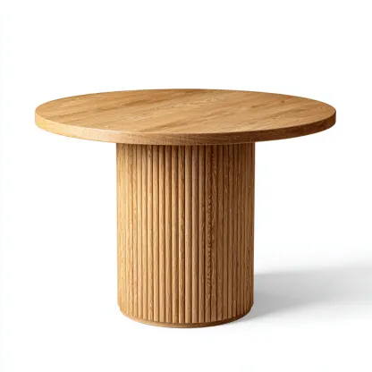 Table À Manger En Bois 120x120x75 Cm-Bois-Design Moderne-Pour Salle À Manger-Havengetnest
