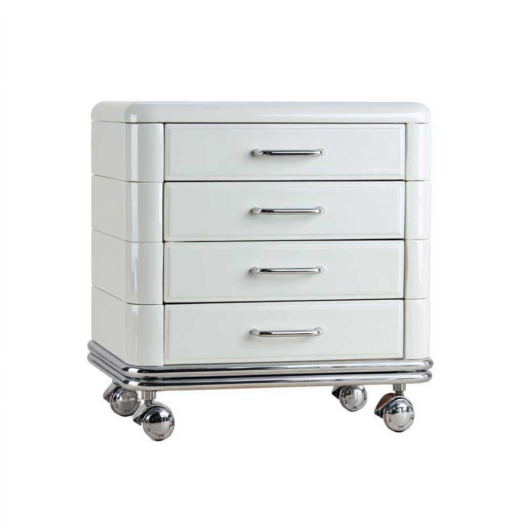 Armoire De Bureau En Métal 60x45x70 Cm-Blanc-Design Moderne-Pour Bureau-Havengetnest