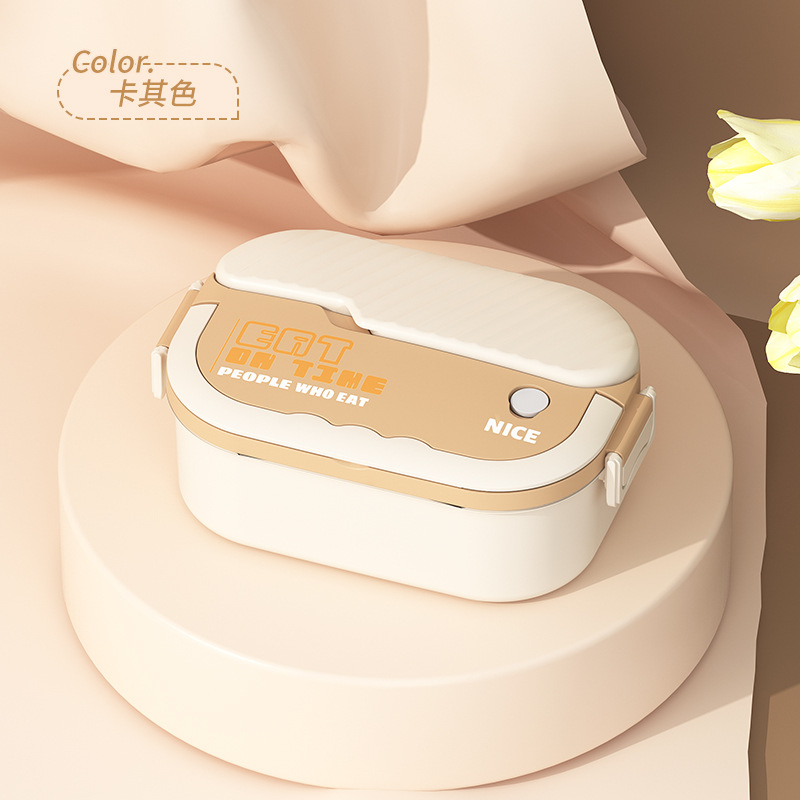 Edelstahl Brotdose mit Fächern