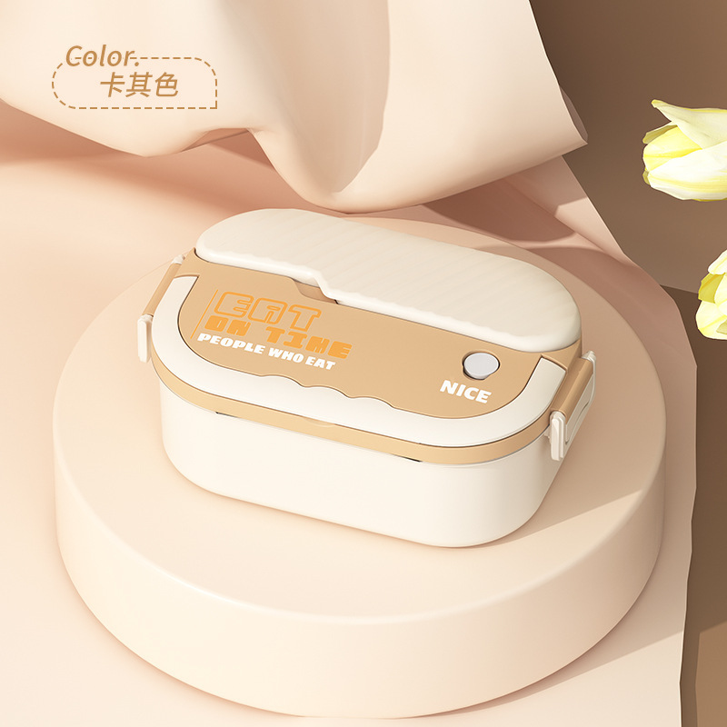 Edelstahl Brotdose mit Fächern