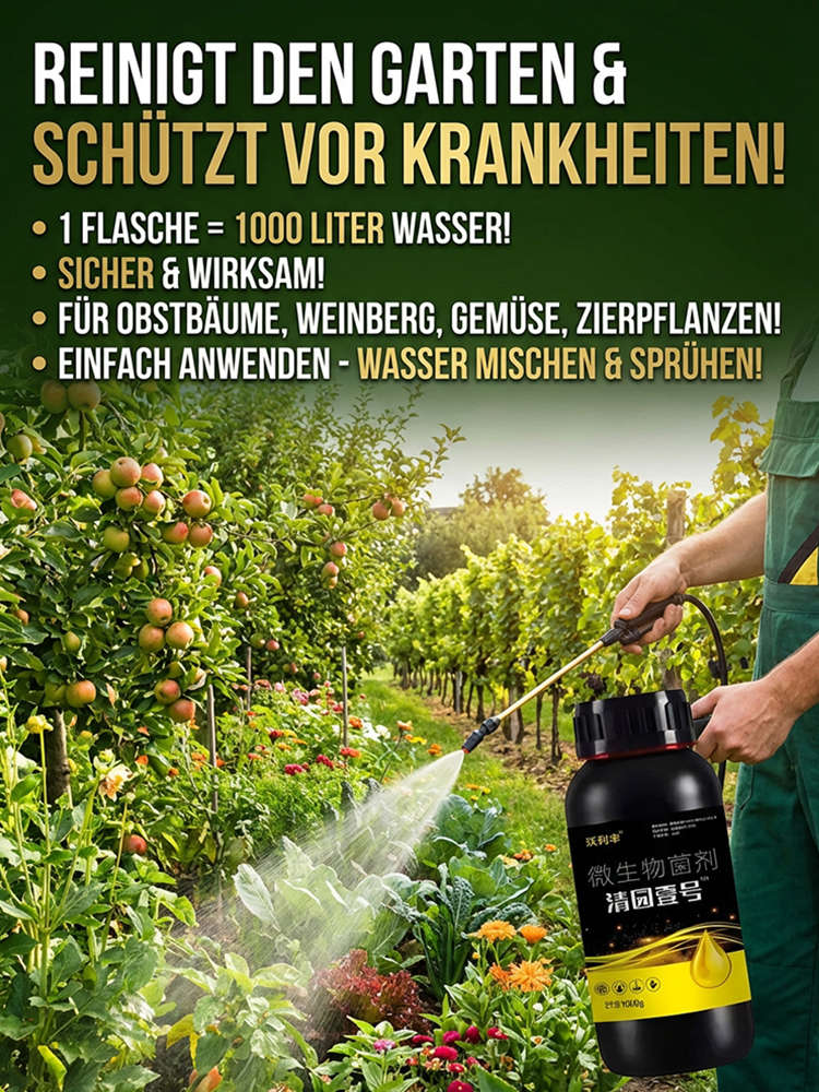 [Monster-Volumen 500L] Schluss mit Schädlingen & Bakterien! 🛡️ Das Wunder-Pflanzenschutzmittel für totale Kontrolle 🌿 [Öko-Schutz] Stark gegen Plagen, sanft zu Bienen (Bienenfreundlich) 🐝 Ohne Resistenzrisiko – Der sicherste Schutz für Ihre Ernte! ✨
