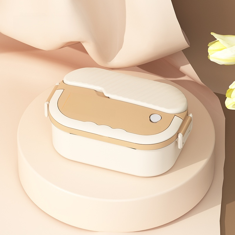 Edelstahl Brotdose mit Fächern