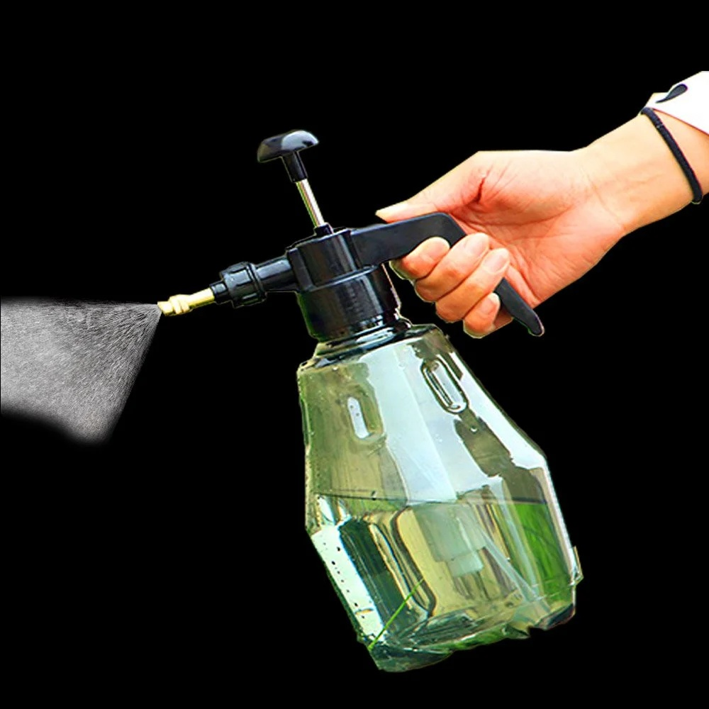 Portable plant spray watering can
