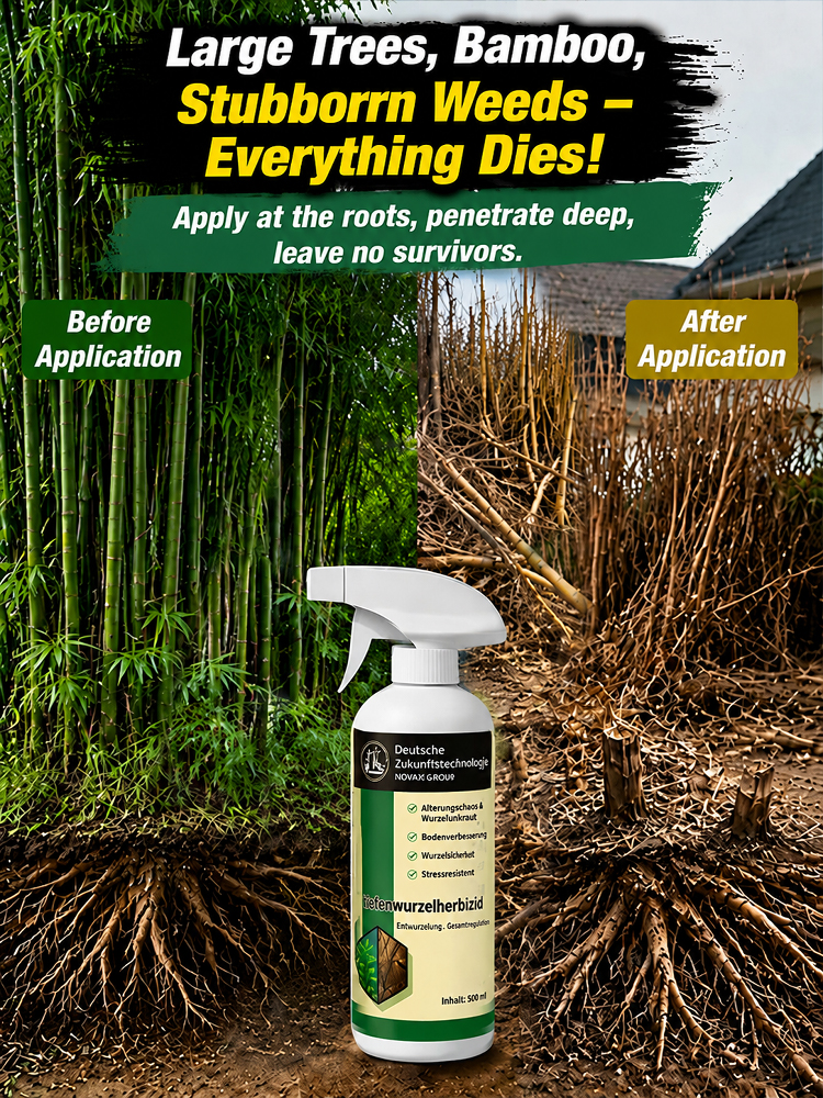 Weeds and miscellaneous bamboo, all sprayed clean.