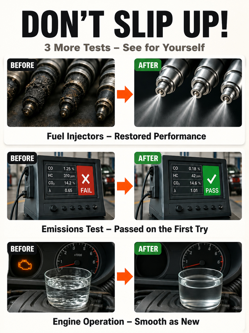 "One more tank goes 100 kilometers further!" Multi-functional fuel additive